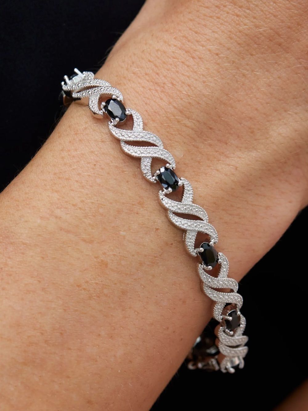 Sapphire & Cubic Zirconia Bracelet
SAVVY CIE JEWELS